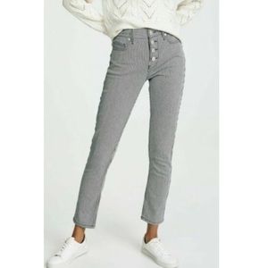 Joie Aerindis striped ankle jeans size 26